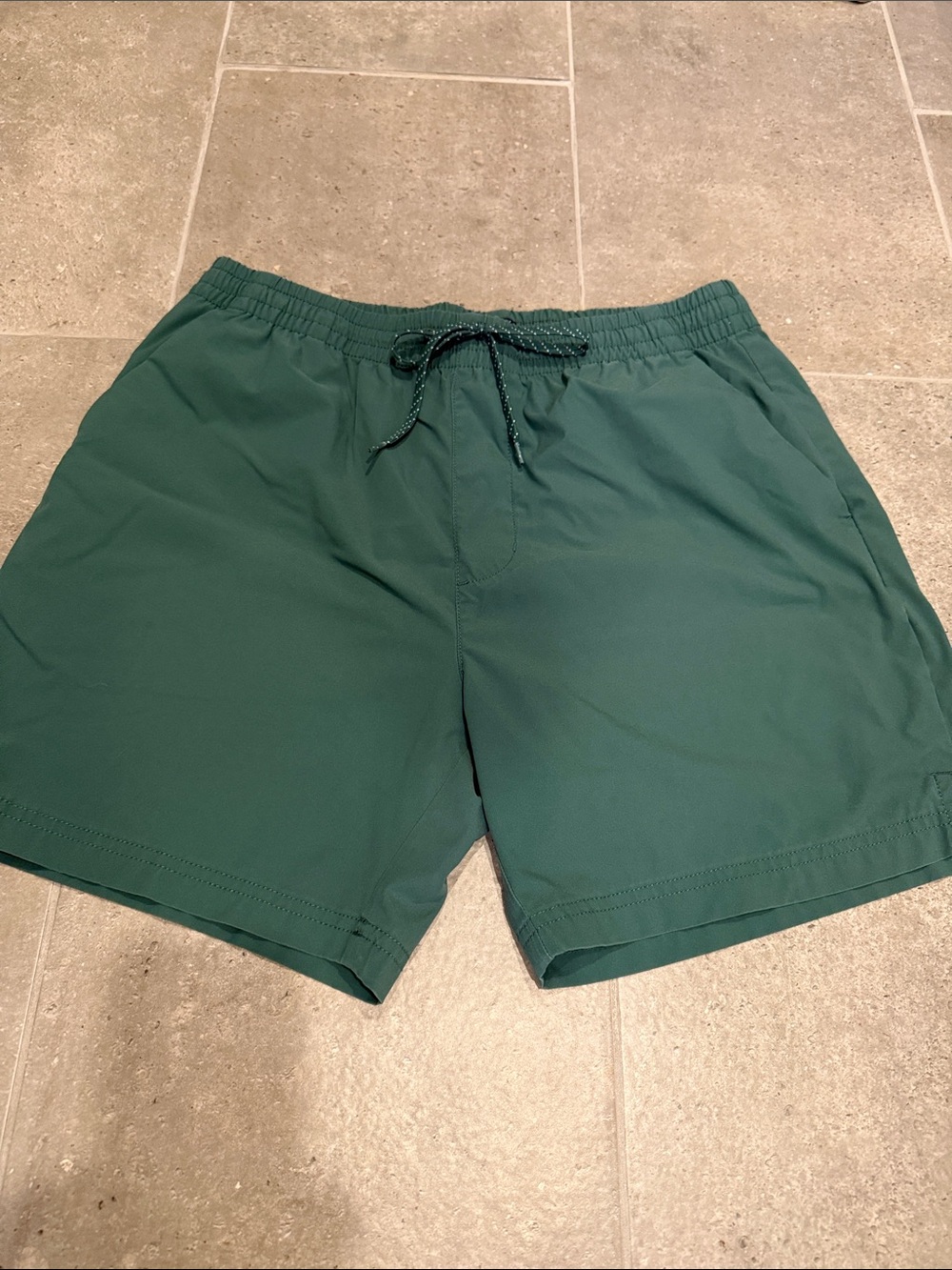 J. Crew Men's Deep Green Swim Trunks